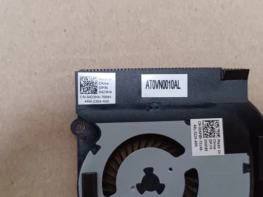 номер1063-8 система охолодження 0423H4 AT0VN0010AL 006PX9 для  Dell Latitude E7440  7440 оригінал З аукціону