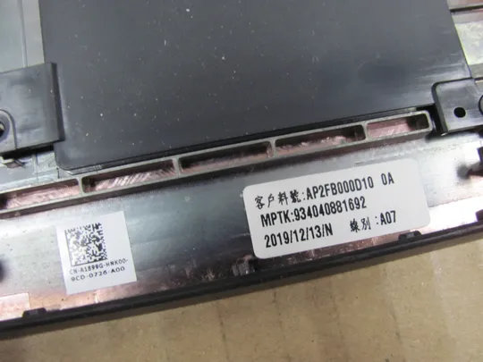 691-11  Кришка панель палмрест тачпад AP2FB000D10 0MJDGV для Dell latitude 5400 5401  оригінал Інструкція