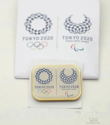 фото, Официальный значок Олимпийские игры 2020 Токио