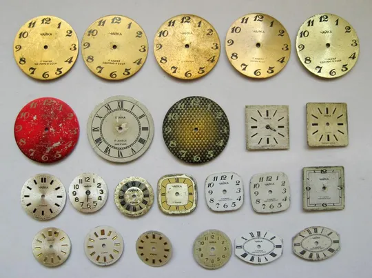 Циферблат к часам ЧАЙКА = СССР = 23 шт. Ціна