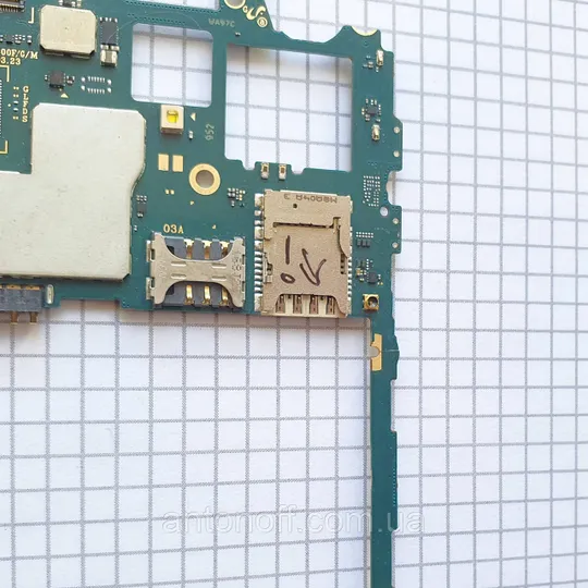 Плата Samsung J400F Galaxy J4 2018 (на запчастини, переломана) флеш-пам'ять 2/16Гб З аукціону