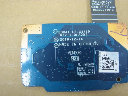 752-24 плата підключення клавіатури EDB41 LF-G441P LS-G441P для DELL Latitude 7400 2-in-1 оригінал Де купити