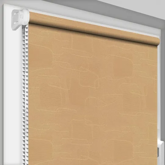 Рулонная штора Rolets Топаз 1-2071-525 52.5x170 см открытого типа Персиковая Ціна