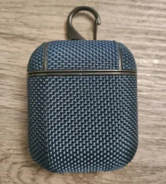 Кльовий чохол для Air Pods 2 темно-синього кольору! Ціна