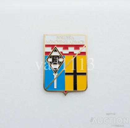 фото, значок футбол  ФК Боруссия Менхенгладбах Германия    (серия герб города и эмблема клуба)