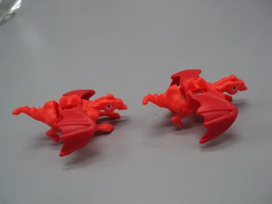 Фигурка киндер сюрприз VQ094 Ferrero дракон на палец дракончик лот 2 шт №18617л в Україні