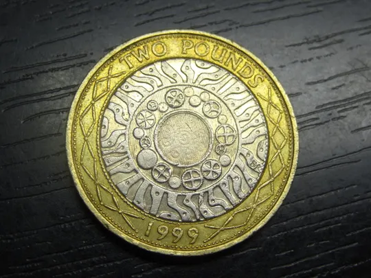 2 фунта 1999 Британія Ціна