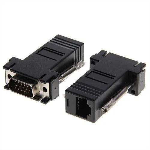 Удлинитель VGA по RJ45 витой паре пассивный, папа-папа, UTP, до 30м Ціна