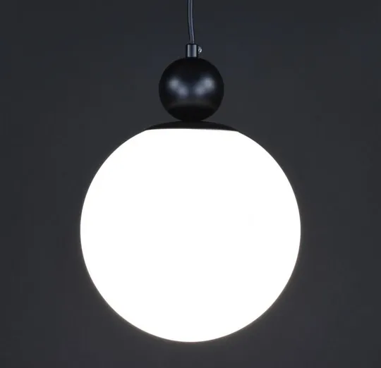 Люстра подвесная на 1 лампочку 27814 Черный 30-190х20х20 см. Де купити