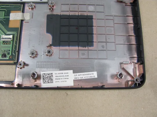 636-2 Кришка панель палмрест та тачпад AP1SD000A10 A16725 для  Dell Latitude E5490 E5480  5491 5495 оригінал Продаж