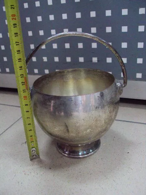 Ведерко ведро для льда Plateria Escudo высота 11 см, диаметр 11,5 см (№1510) З аукціону