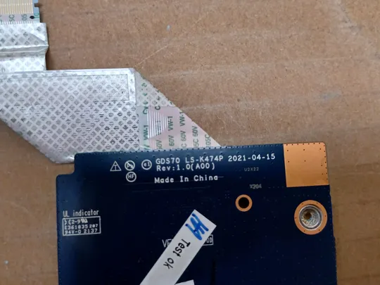 номер1057-36 плата підключення клавіатури NBX0002S200 059WXW GDS70 LS-K474P  для DELL ALIENWARE X17 R1 R2 оригінал Де купити