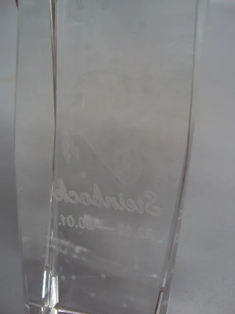 Фигура сувенир стекло статуэтка с лазерной гравировкой гороскоп зодиак козерог высота 14,9 см №10333 З аукціону