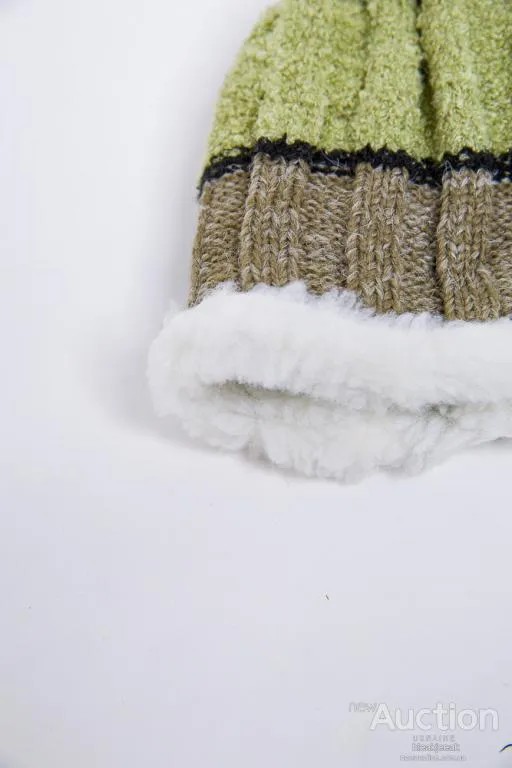 Купити Детская шапка, зеленого цвета, из шерсти, 167R7777