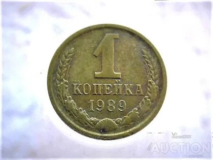 фото, 1 копійка 1989 рік СССР (114)