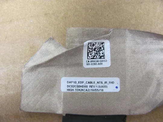 843-12 шлейф DC02CQ0HD00 0R6G90 для Dell Precision 7530 7540 M7540   оригінал Недорого