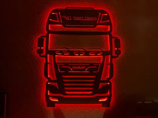 Панно декоративне картина на стіну DAF LED 16 кольорів пульт 760х900 acr-p000180 Характеристики