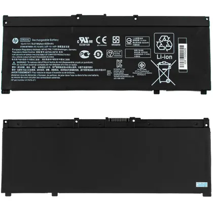 фото, Оригінальна батарея для ноутбука HP SR04XL (Omen: 15-CE, 15-CB, 15T-CB series) 15.4V 4550mAh 70.07Wh Black