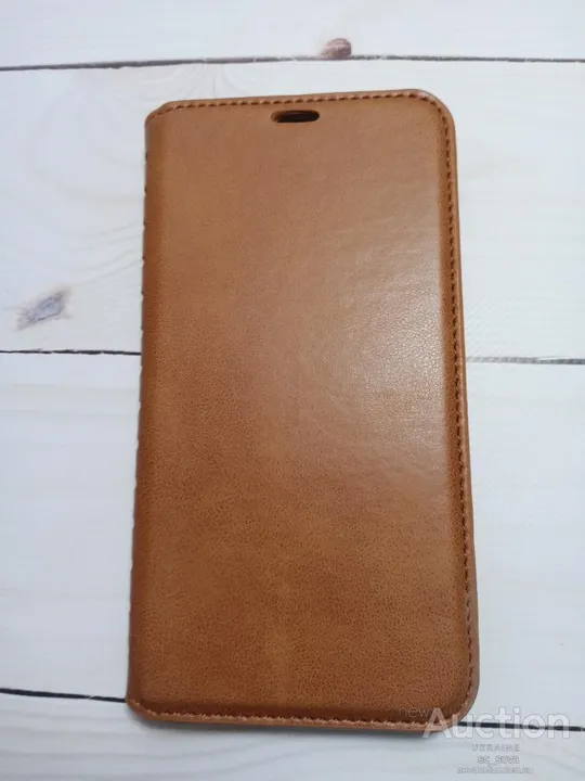 Купити Чохол-книжка Leather Folio (high copy) для Huawei P Smart 2019 коричневий
