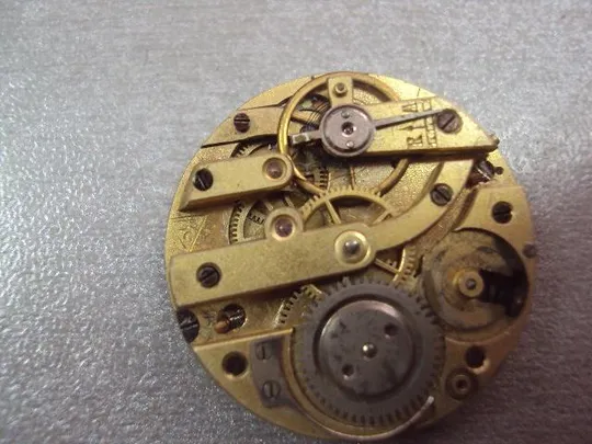 циферблат фарфор и механизм к карманным часам, диаметр 2,8 см №3031 Інтернет-аукціон