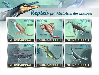 фото, Того- Динозавры океана -2023.Чистый полный комплект-Блок+М/Лист.MNH.
