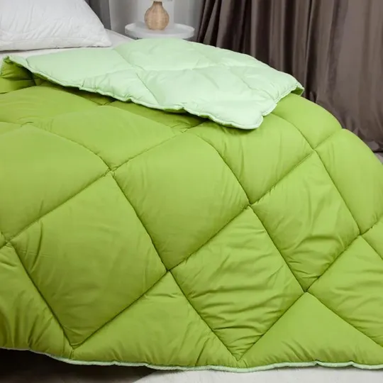 Одеяло полуторное ТЕП Alaska 1-00150-28628 150х205 см оливковое с салатовым Продаж