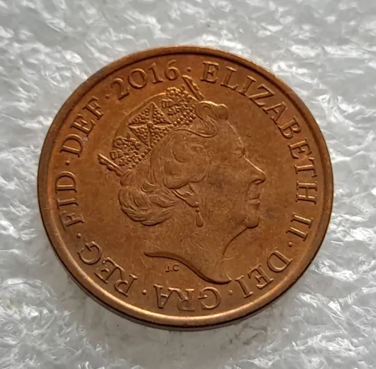 (1883) 1 пенні 2016 Великобританія (1 пенни 2016 Великобритания) Ціна