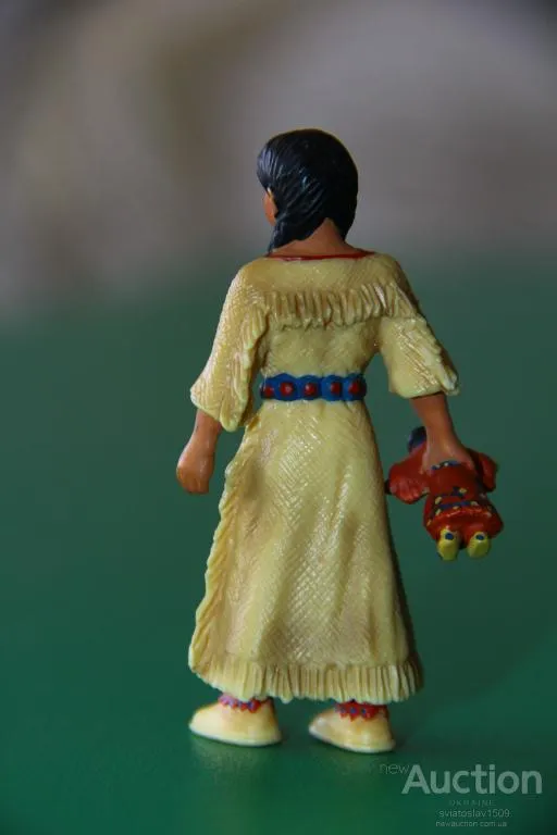 индеец индианка девочка Сиу SCHLEICH ФРГ 90-100мм З аукціону