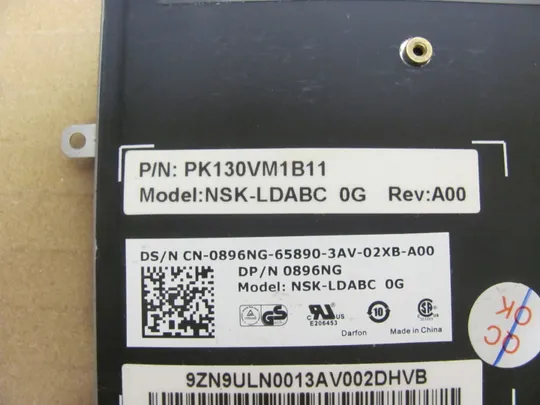 номер0954-17 клавіатура ДОНОР 0896NG для Dell LATITUDE E7000 E7240 E7440 оригінал Де купити