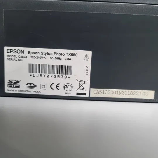 Epson stylus photo tx650 — багатофункціональний принтер зі сканером На торгах