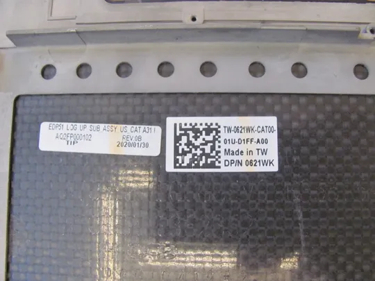 номер0911-2 Кришка панель палмрест 0621WK   AQ2FP000102 для DELL XPS 15 9570 7590 Precision 5530 5540  оригінал Торговий майданчик