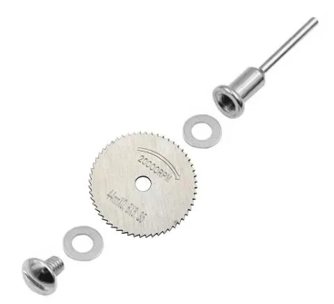 Отрезные пильные диски для бормашин. Фреза отрезная круглая для бормашин. В наборе 6 шт. + держатель Інтернет-аукціон