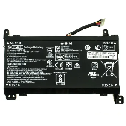 фото, Оригінальна батарея для ноутбука HP FM08 16pin (Omen 17-AN000 series) 14.4V 5973mAh 86Wh