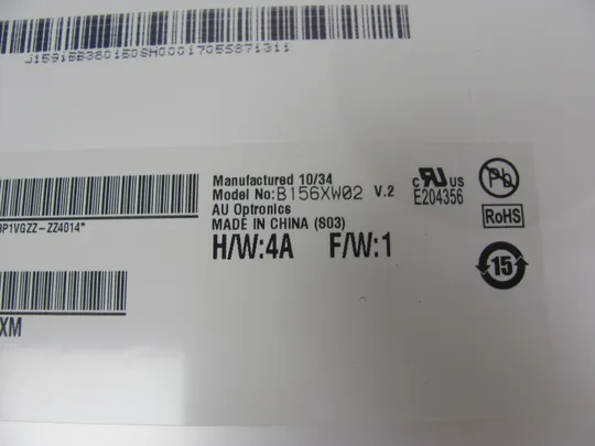 МР13-3 матриця B156XW02 V.2  15.6&quot; LVDS 40 pin TN WXGA/HD Ready Продаж