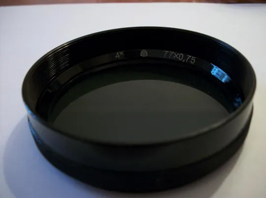 Светофильтр 77х0,75 . 4x. Ж-1,4х. Ж-2х. Н-4х. ЖС-12. ЖС-18. F=1734. СССР. Красногорск и ЛЗОС . 10-Шт Недорого