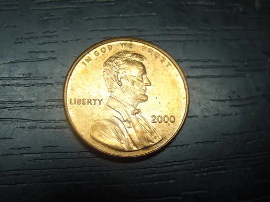 1 цент 2000 США Ціна