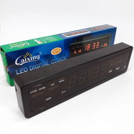 Электронные часы Caixing СХ-808, Цифровые настольные часы квадратные, LED Лед часы настольные Характеристики
