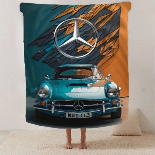 Купити Плед 3D Mercedes-Benz 2678_B 12644 135х160 см