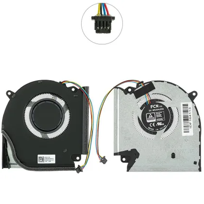 фото, Оригінальний вентилятор для ноутбука ASUS (G513RM, G513RS, G713RS), 12V, (СPU FAN), (13NR09J0T01111) (Кулер)