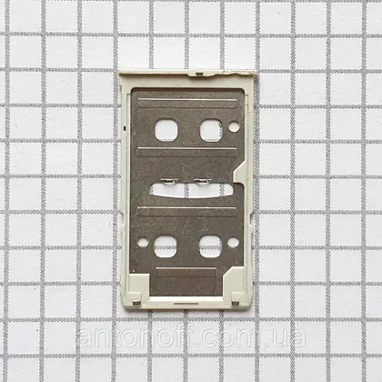 фото, SIM лоток S-TELL P780 microSD для телефона оригінал з розборки Білий