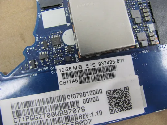 828-19 материнська плата SR340 i5-7300U 937425-601 6050A2895901 для HP Elitebook x360 1020 G2  оригінал Де купити