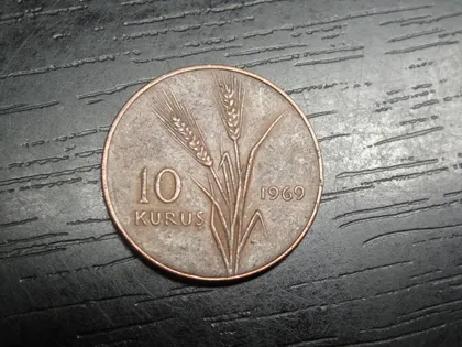 фото, 10 курушів Туреччина 1969