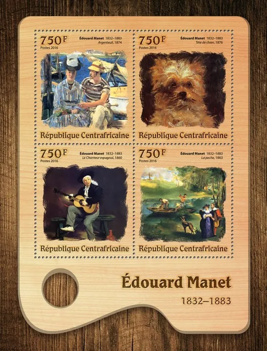 ЦАР-Живопись-Знаменитые Художники-2016. Оптовый лот ! 14 чистых полных комплектов.MNH. Характеристики