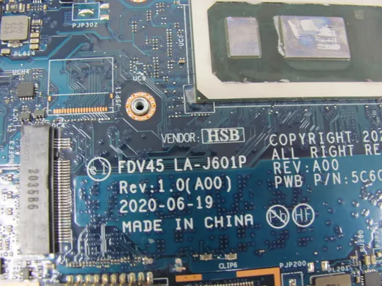 754-64 материнська плата FDV45 LA-J601P SRGKX  i5-10310U для  DELL Latitude 7410 2-in-1 оригінал Де купити