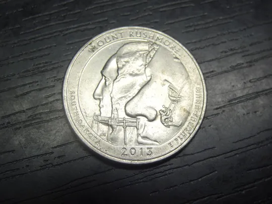 1/4 долара 2013 D США Маунт Рашмор Ціна
