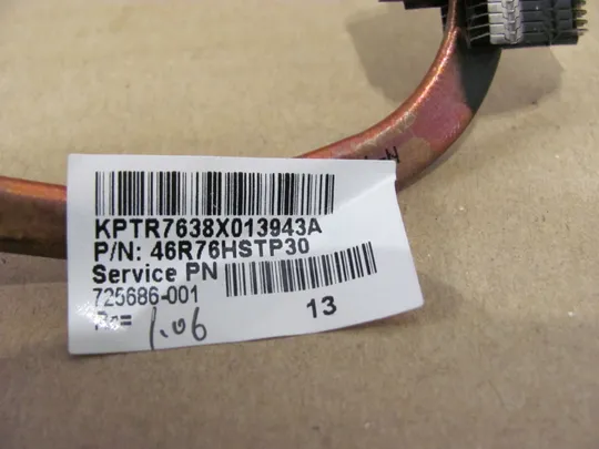 номер0337-10 термотрубка охолодження 725686-001 для HP Pavilion 17-E  17 E  15-E система охолодження Охолоджувальна система Кулери та системи охолодження Охолодження материнської плати cooling system Кулер Охолоджувальний блок радіатор в Україні