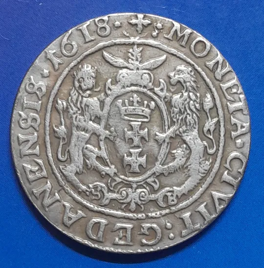 Купити Польща. Монета 1618 року. SIGIS-III-GEDANENSIS. Копія.