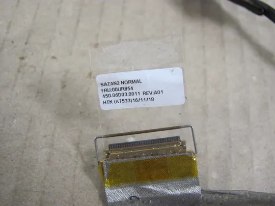 номер0194-21 шлейф матриці,Шлейф матриці для ноутбука  Шлейф дисплея,Шлейф підключення дисплея,Шлейф екрана,Laptop matrix cable 450.06D03.0011 00UR854 для LENOVO ThinkPad  T560 P50S оригінал З аукціону