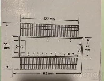 Інструмент вимірювальний Wofcraft Irreguar ruer и контуру 5 дюймів 125 мм New Trend Wolfrul121 З аукціону
