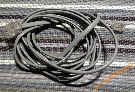 Патч-корд телефонный, RJ12, 1,8 m, двухжильный Ціна